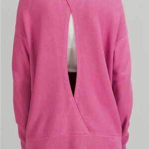 Lululemon Cashlu Crossover Back Sweater | Pink Blossom | Size s/m